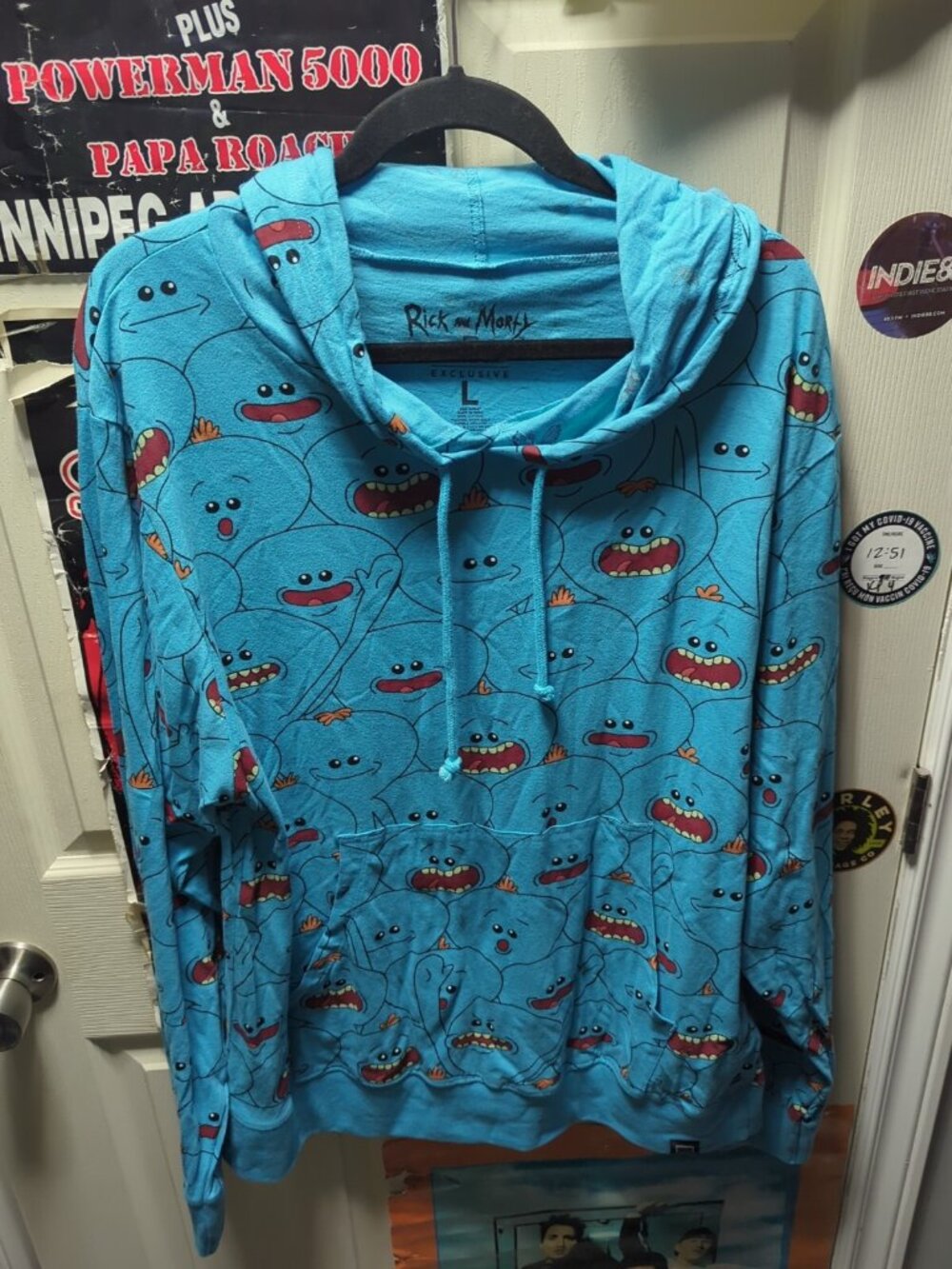 Rick and Morty Mr. Meeseeks Hoodie - Loot Crate Exclusive - Large Adult Swim
